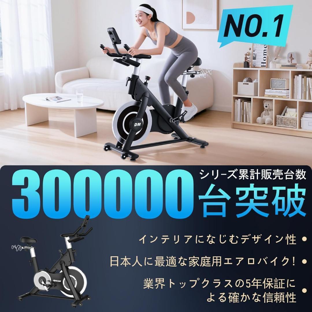 エアロバイク スピンバイク 静音 フィットネスバイク 室内バイク