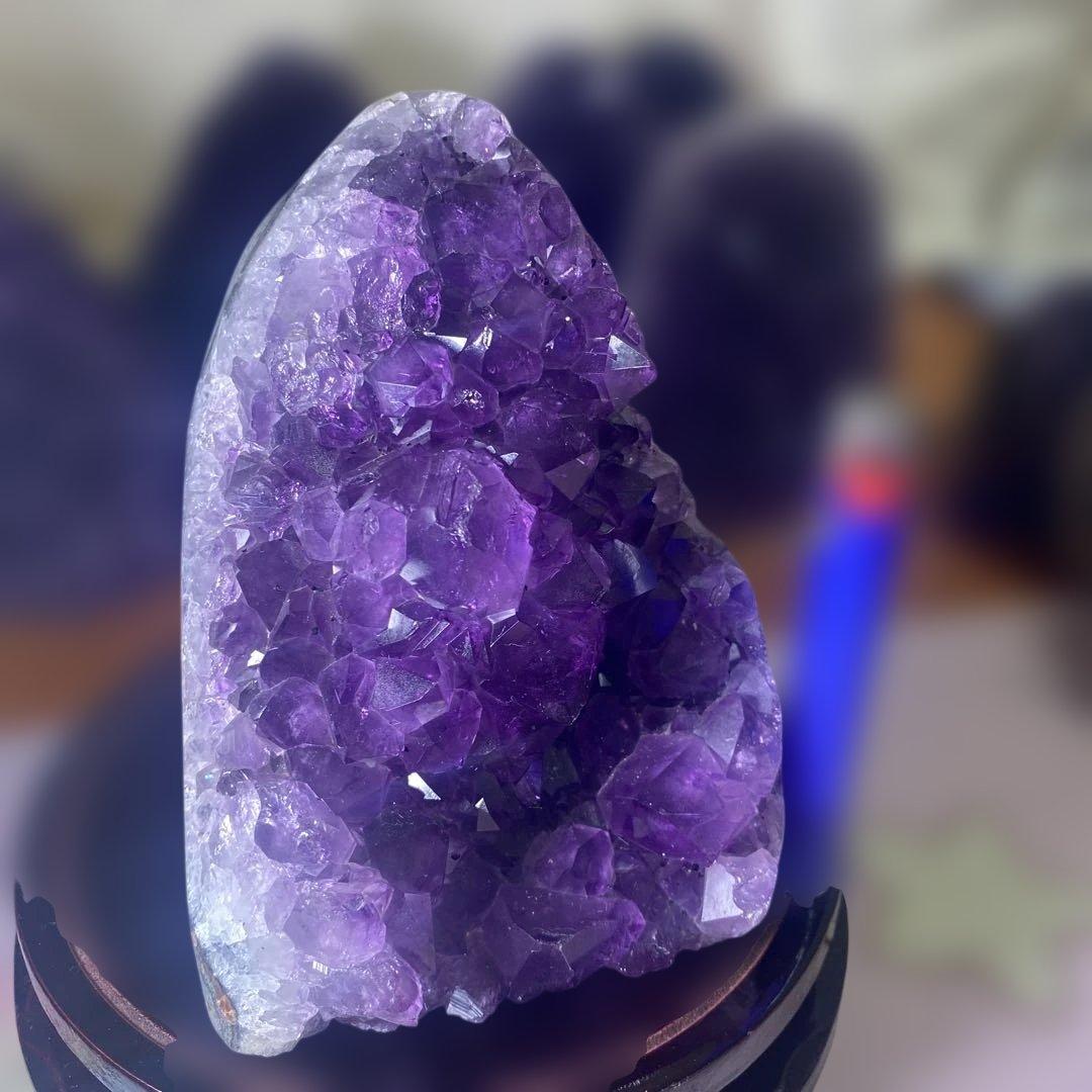 【極上ウルグアイ産A A A級アメジストクラスター1139g絶品超濃い超美しい