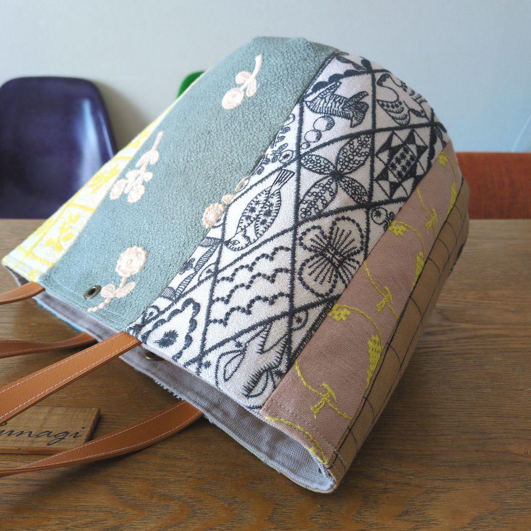 パッチワーク バケツバッグ＊ミナペルホネン