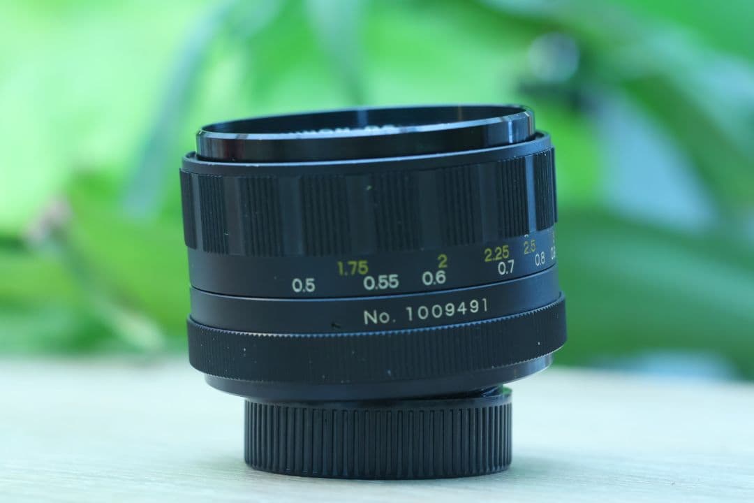 Yashica Yashinon-DS 50mm f1.4レンズ