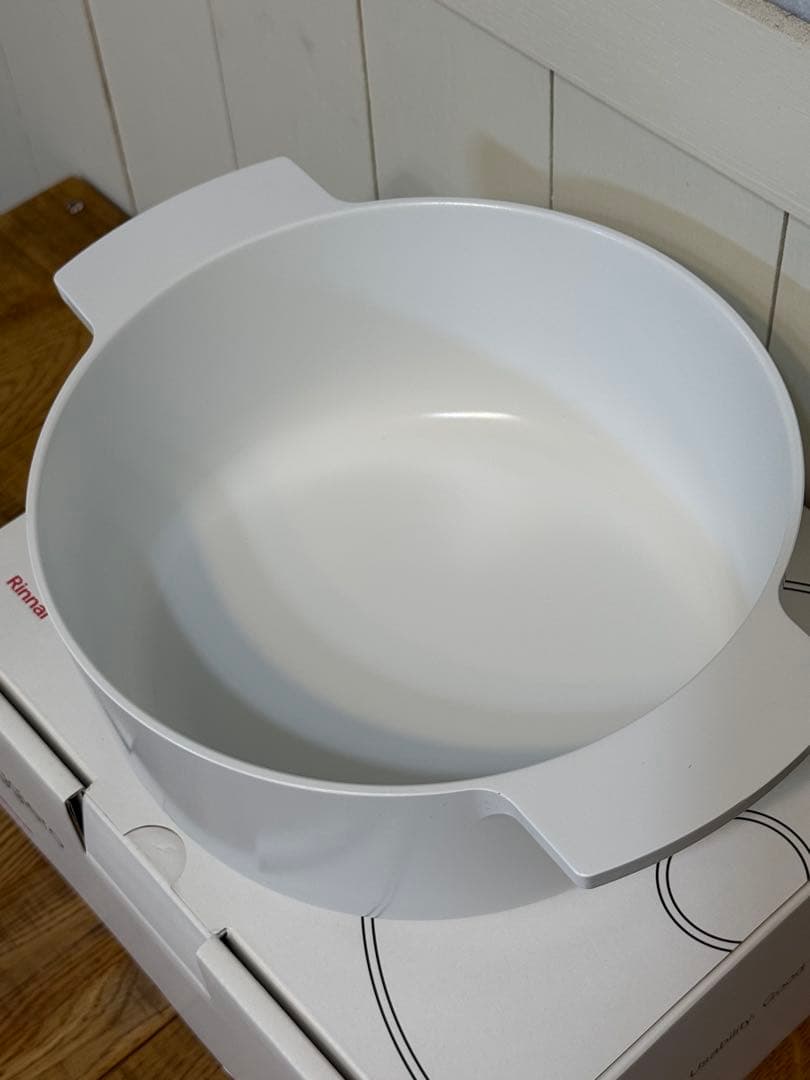 新品 リンナイ レジェロ 無水鍋 RBO-MN22(WH)