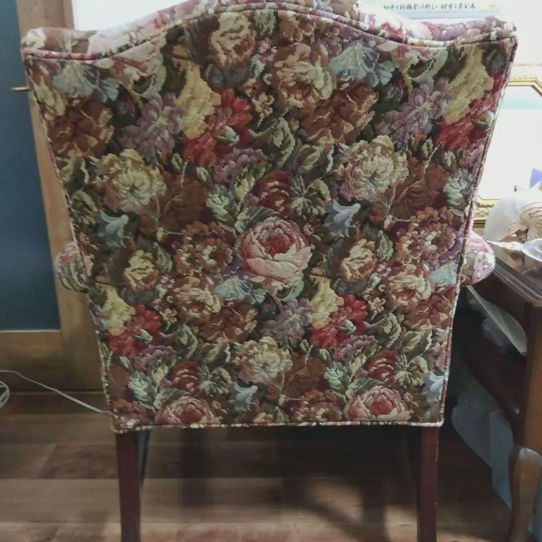 ゴブラン織クラシック　アメリカ製１人用ソファ