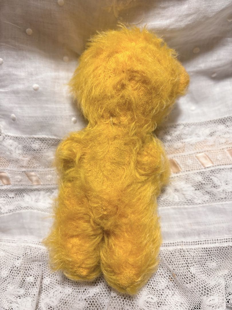 DDRベア　黄色ちゃん　アンティークベア　ヴィンテージベア　ベルリンベア