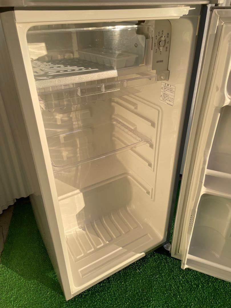 940三洋電機 (パナソニック) 1ドア冷蔵庫 右開き グレー 静音 一人暮らし