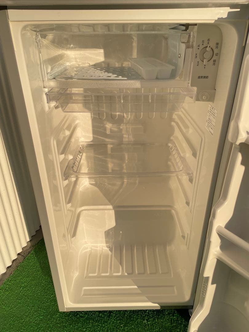 940三洋電機 (パナソニック) 1ドア冷蔵庫 右開き グレー 静音 一人暮らし