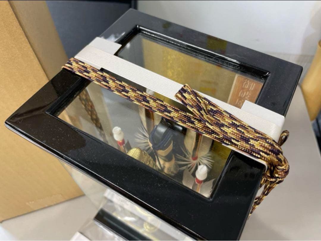 新品未使用　6号 パノラマケース入り破魔弓 天然羽根 コンパクト 破魔矢