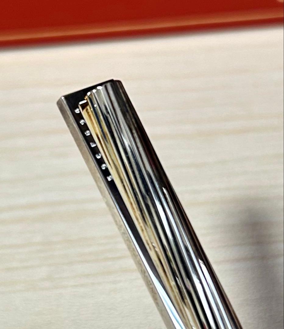 S.T.DUPONT デュポン ボールペン　シルバー　※元箱付属品　ツイスト