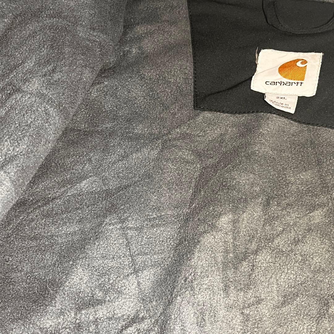 美品 Carhartt Crowley Jacket ソフトシェル 2XL 黒