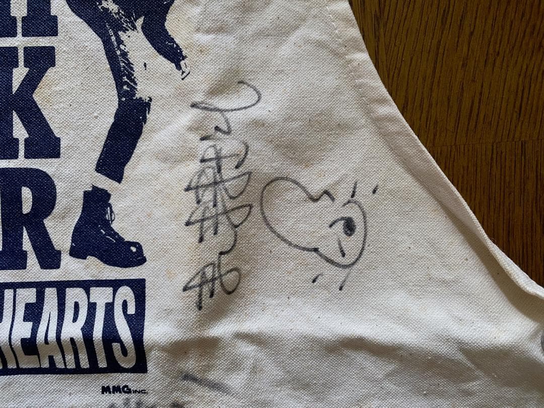 ザ ・ブルーハーツ HIGH KICK TOUR エプロン　サイン入り