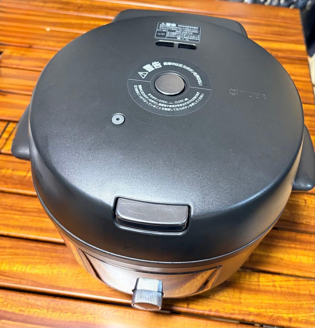 タイガー 電気圧力鍋 COOKPOT COK-A220KM マッドブラック