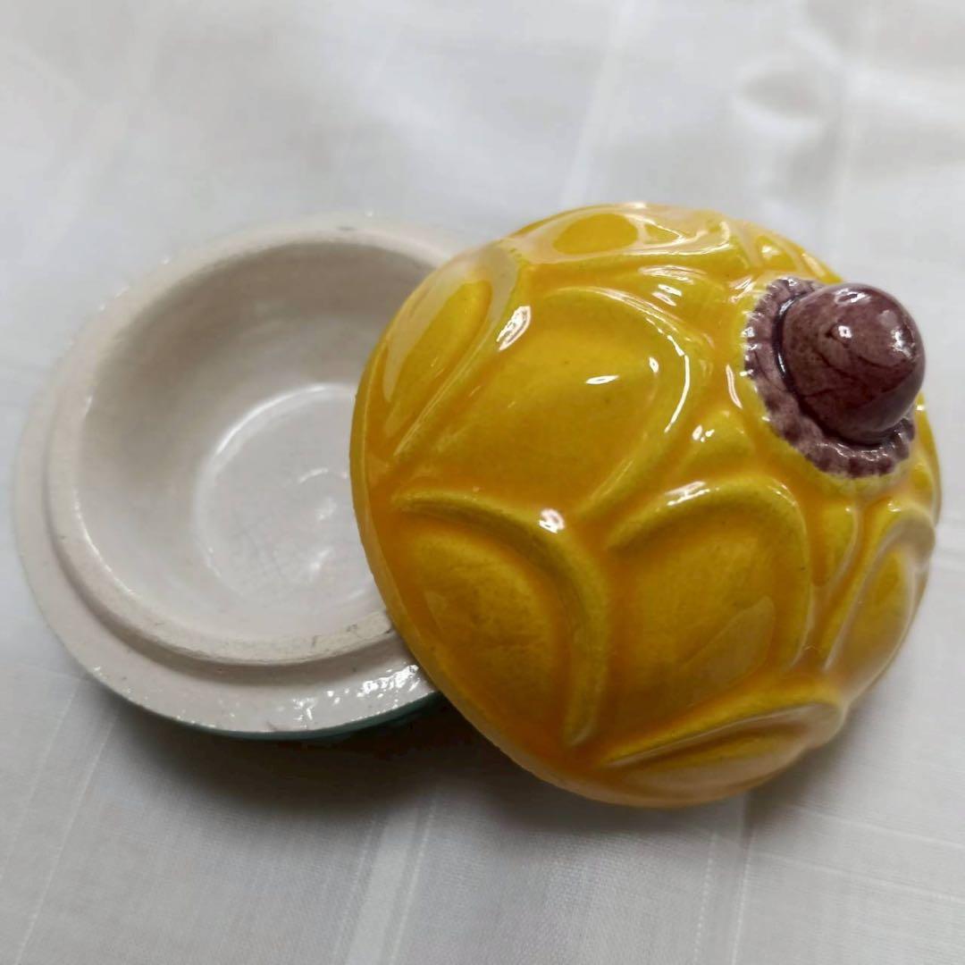 交趾蕗の薹香合　杉田祥平造　清閑寺窯