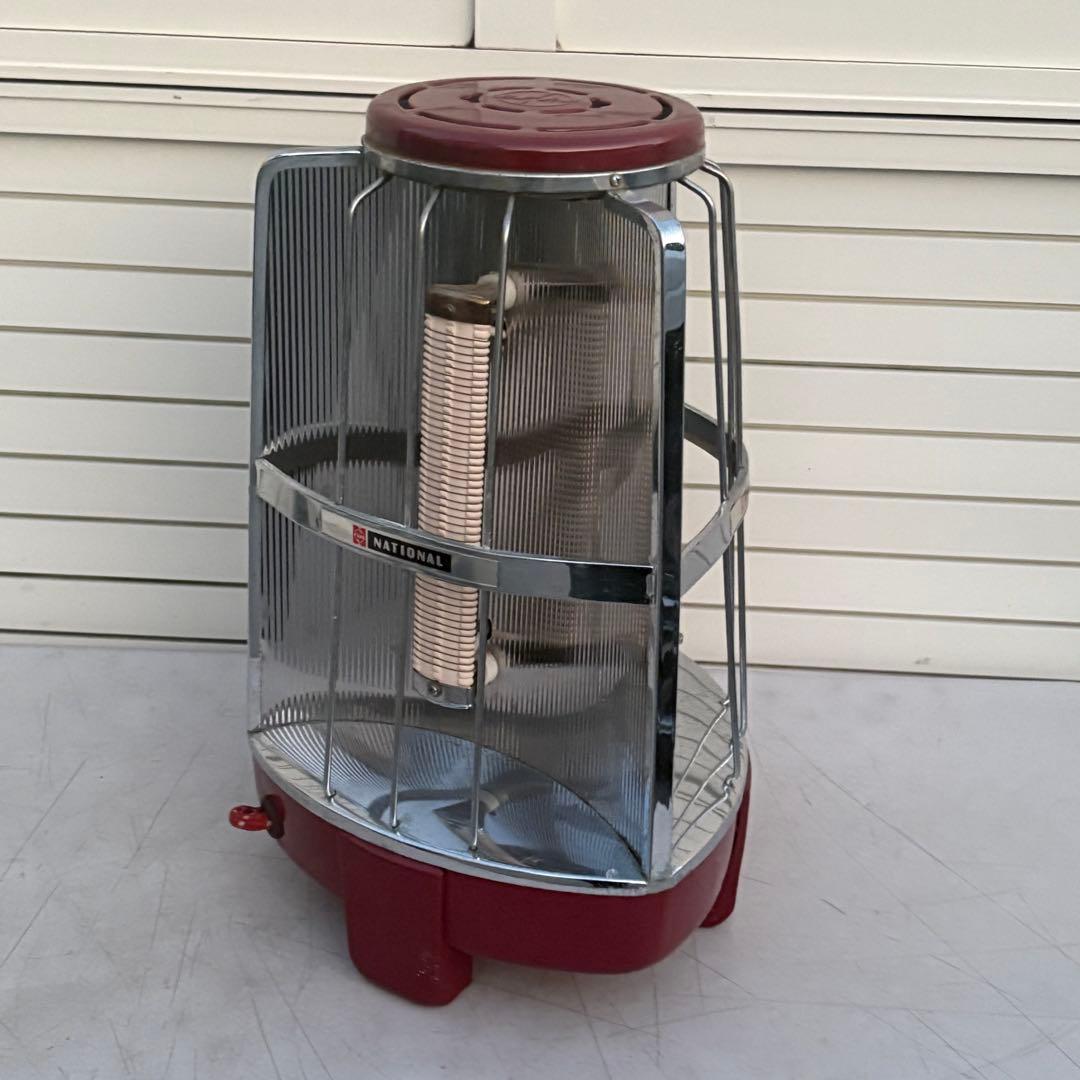 激レア■昭和レトロ■ナショナル■三面ストーブ