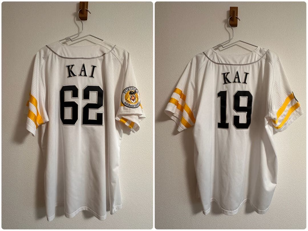 福岡ソフトバンクホークス　甲斐拓也ユニフォーム【62】【19】