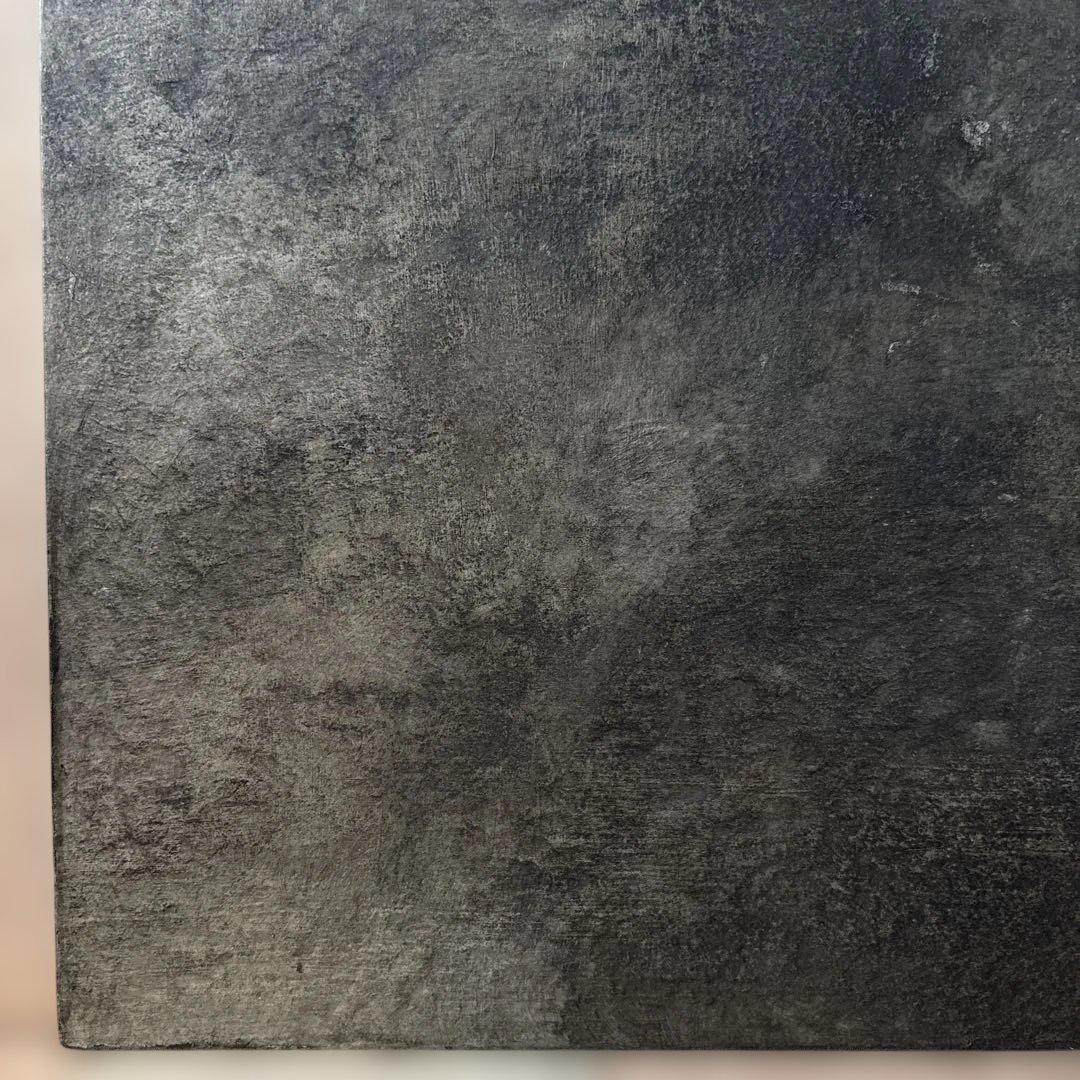 ハタノワタル 敷板 ランチョンマット 和紙 アルミ／グレー 灰色 作家もの ①