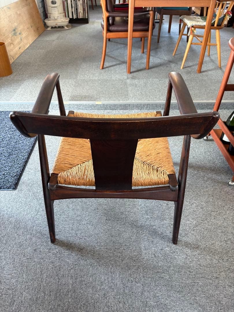 .*.様 松本民藝 ７７型曲肘ラッシチェア