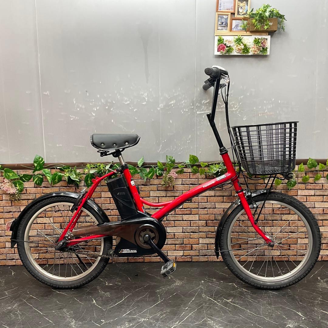 【91】電動自転車 Panasonic SugarDrop レッド 20インチ