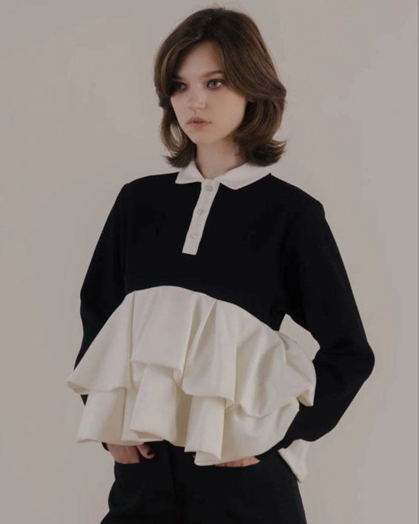 トップス THE TOE Hydra Peplum Tops M