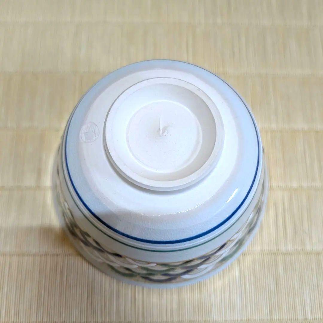 抹茶茶碗 数茶碗 10客 「青海波」 手塚桐鳳作 共箱あり