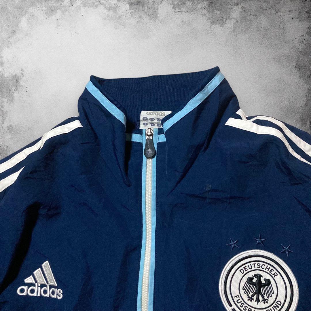adidas ドイツ代表 アンセムジャケット 刺繍 ユーロサッカー ジャージ