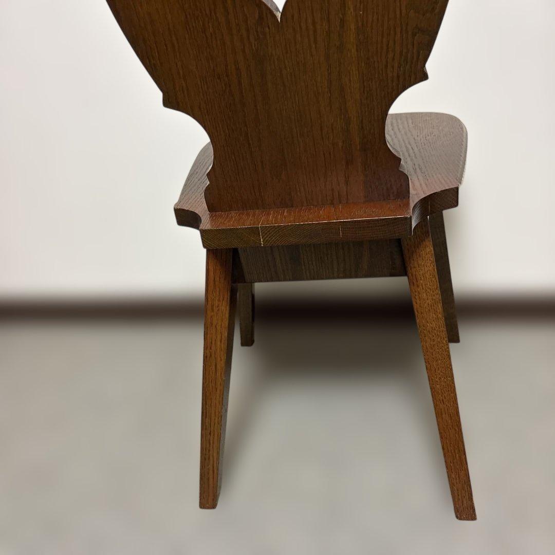 木製クラシック椅子 装飾的な背もたれ