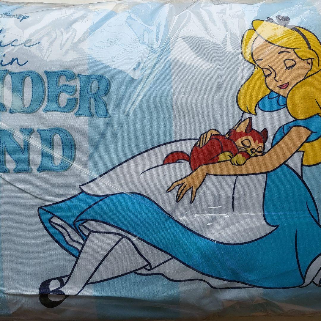 ディズニー　不思議の国のアリス　掛け布団カバー&枕カバーセット