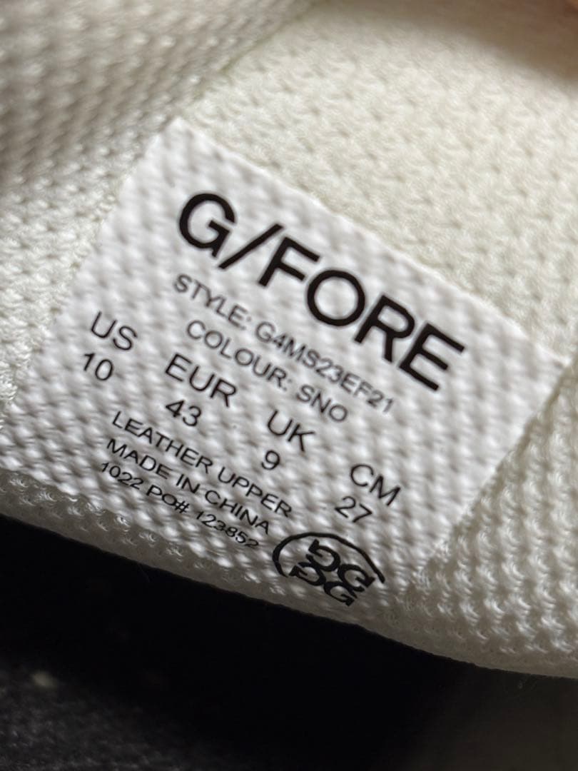 Gfore ホワイト ゴルフ シュ-ズ