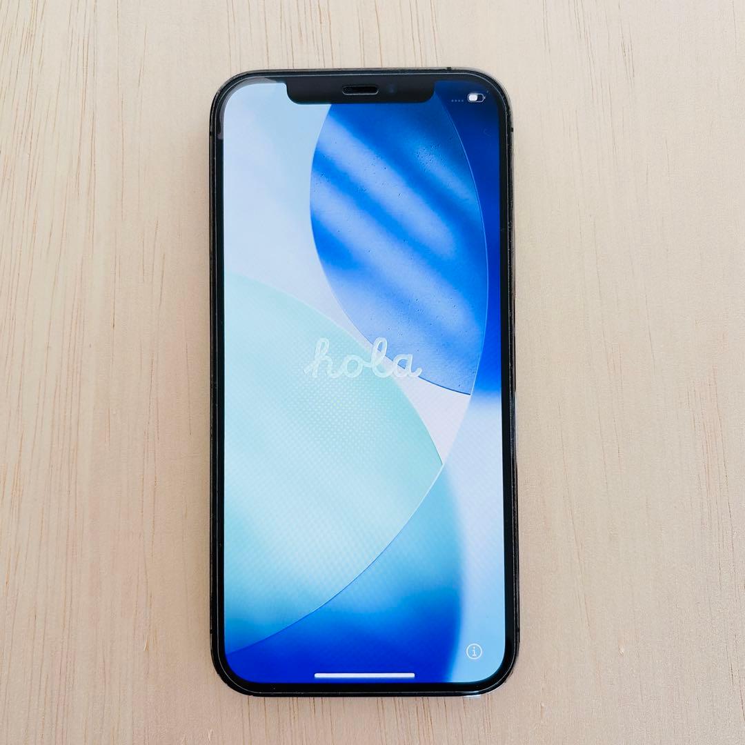 【美品】 90％ iPhone12pro 256GB グラファイト SIMフリー