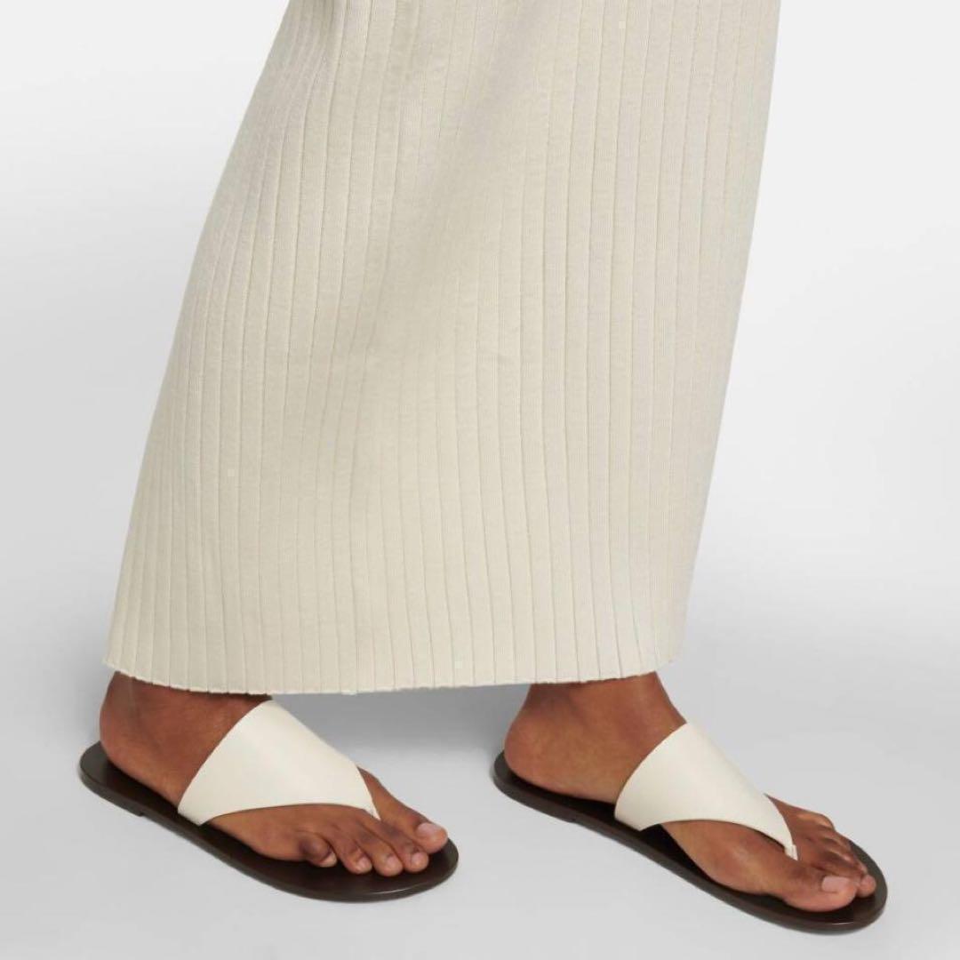 THE ROW ザロウ 23SS AVERY エイブリー レザートングサンダル