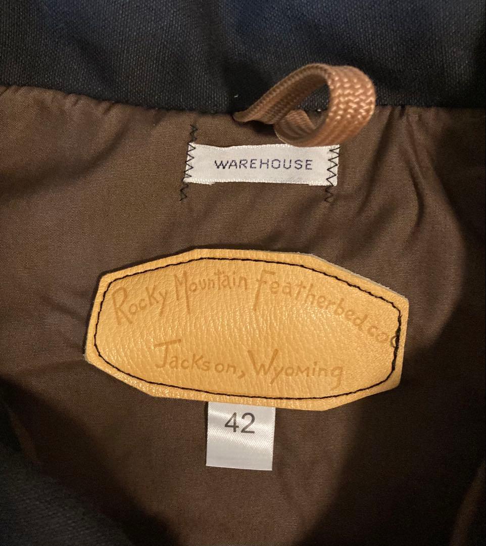 ロッキーマウンテン × ウエアハウス デニムレザージャケット42