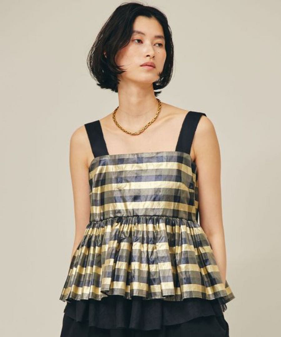 カレンソロジー シャイニーチェックビスチェ