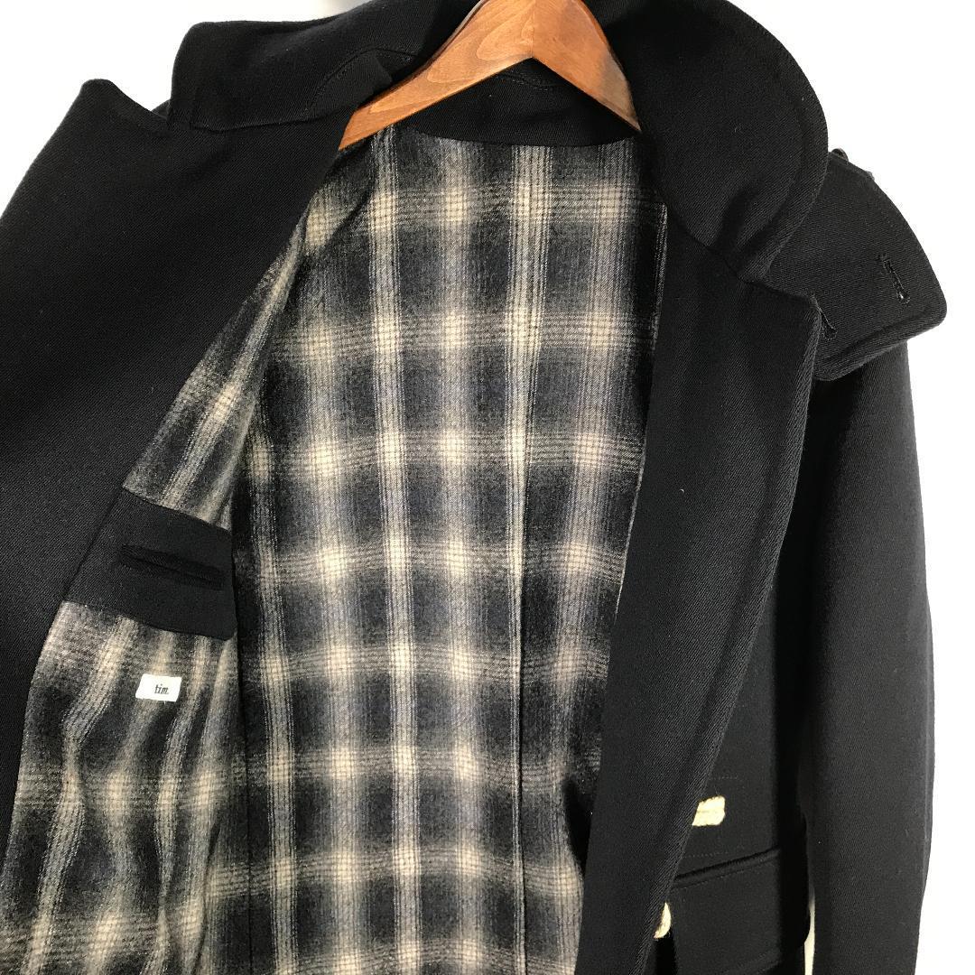 Tim. ティム 定価10万以上 ウールメルトンダッフルコート Tim