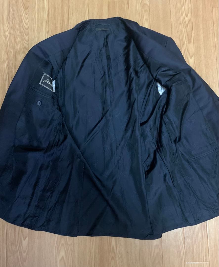 Brioni ジャケット ダークネイビー　無地