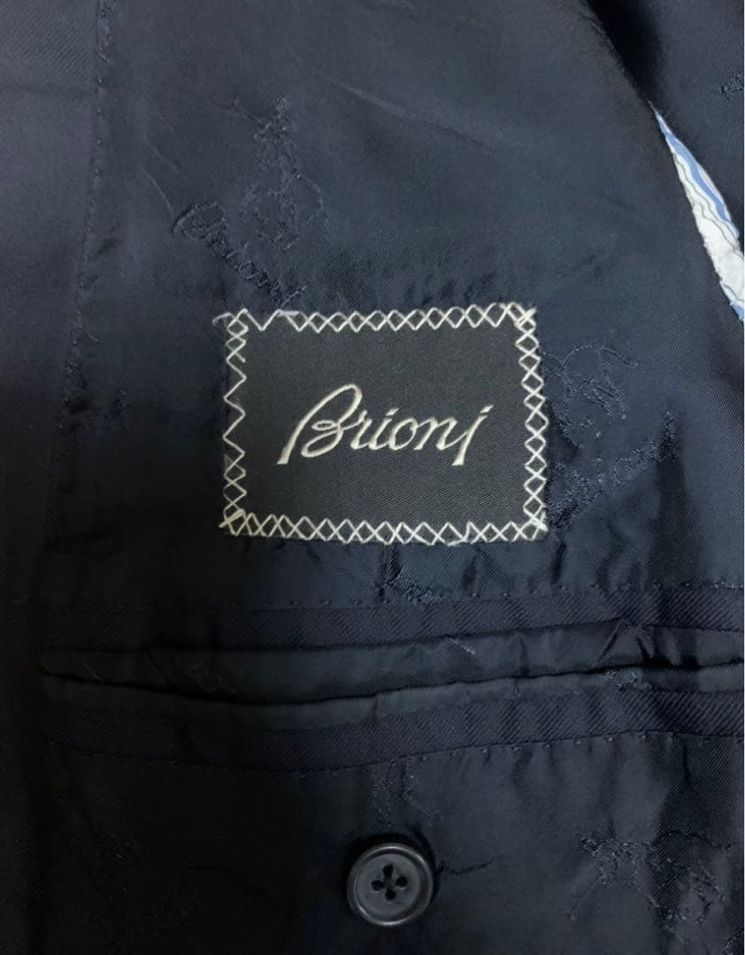 Brioni ジャケット ダークネイビー　無地