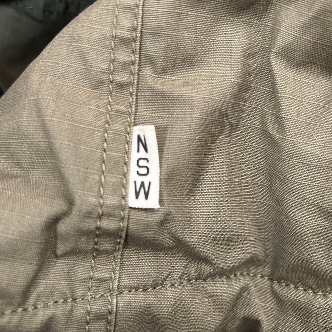 NIKE ナイキ モッズコート ドローコード 中綿ジャケット オリーブ NSW