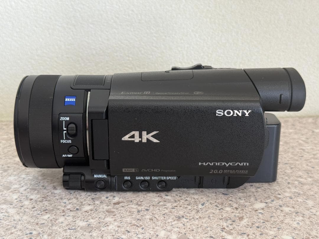 【完動品】SONY FDR-AX100（本体＋付属品＋レンズ）