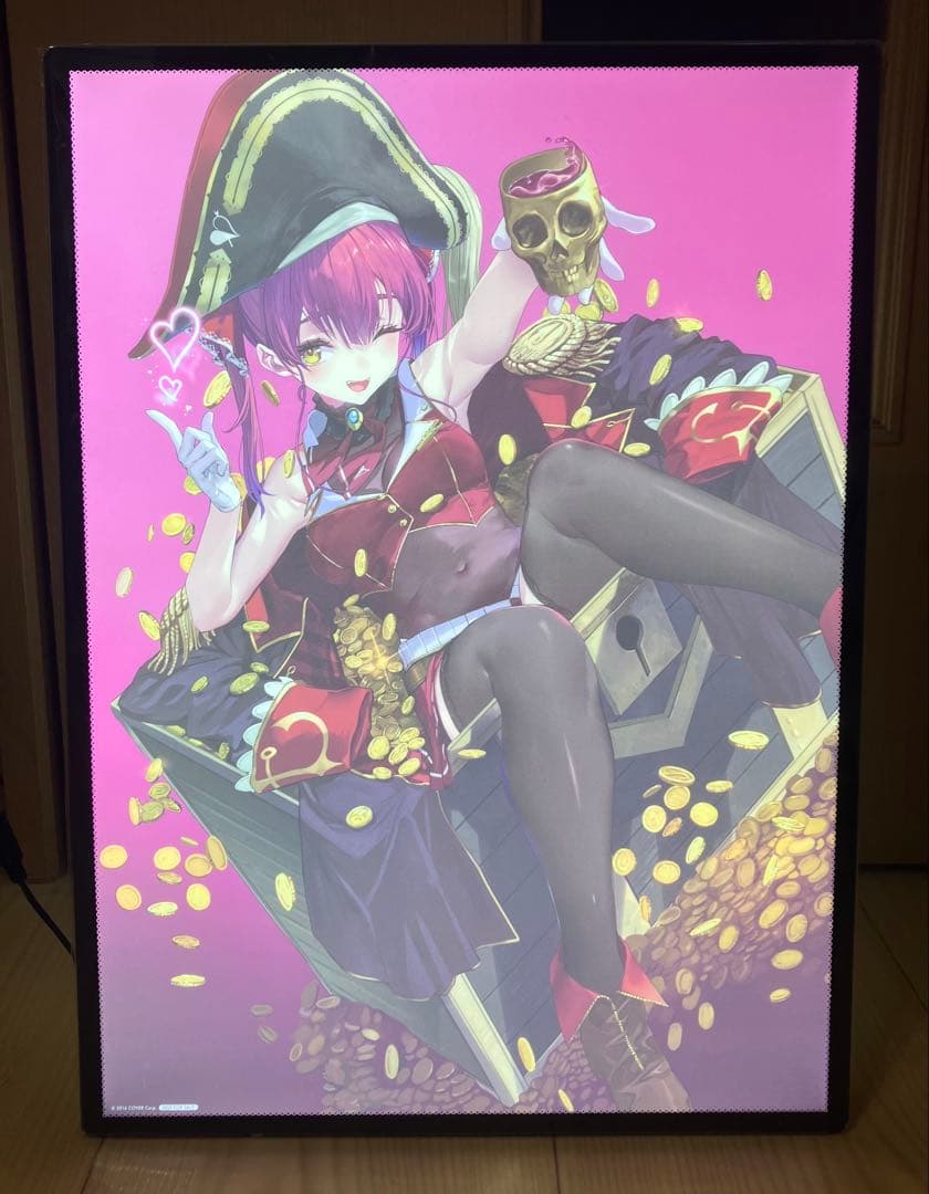 ホロライブ 宝鐘マリン　LED電光ポスター