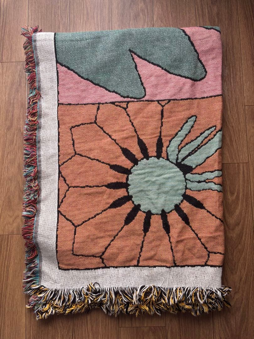 Slowdown Studio Weeds throw ブランケット