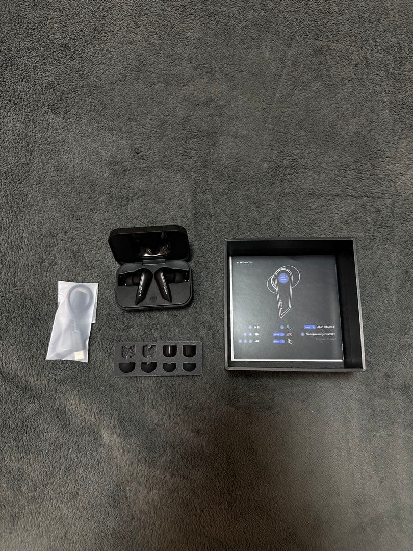 HEAVYS ワイヤレスイヤホン Wireless EarBuds