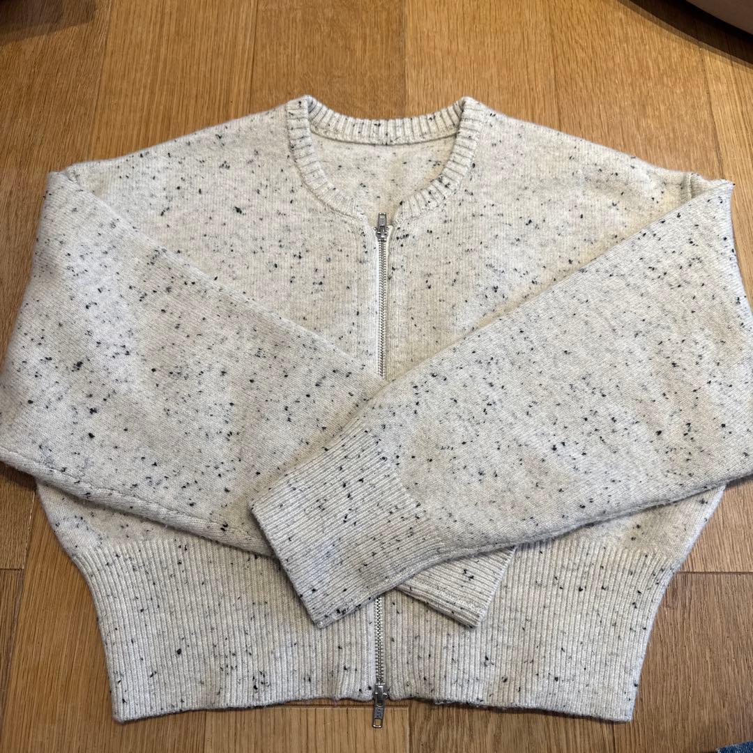 RIVE DROITE ベージュ ニットカーディガン Fサイズ