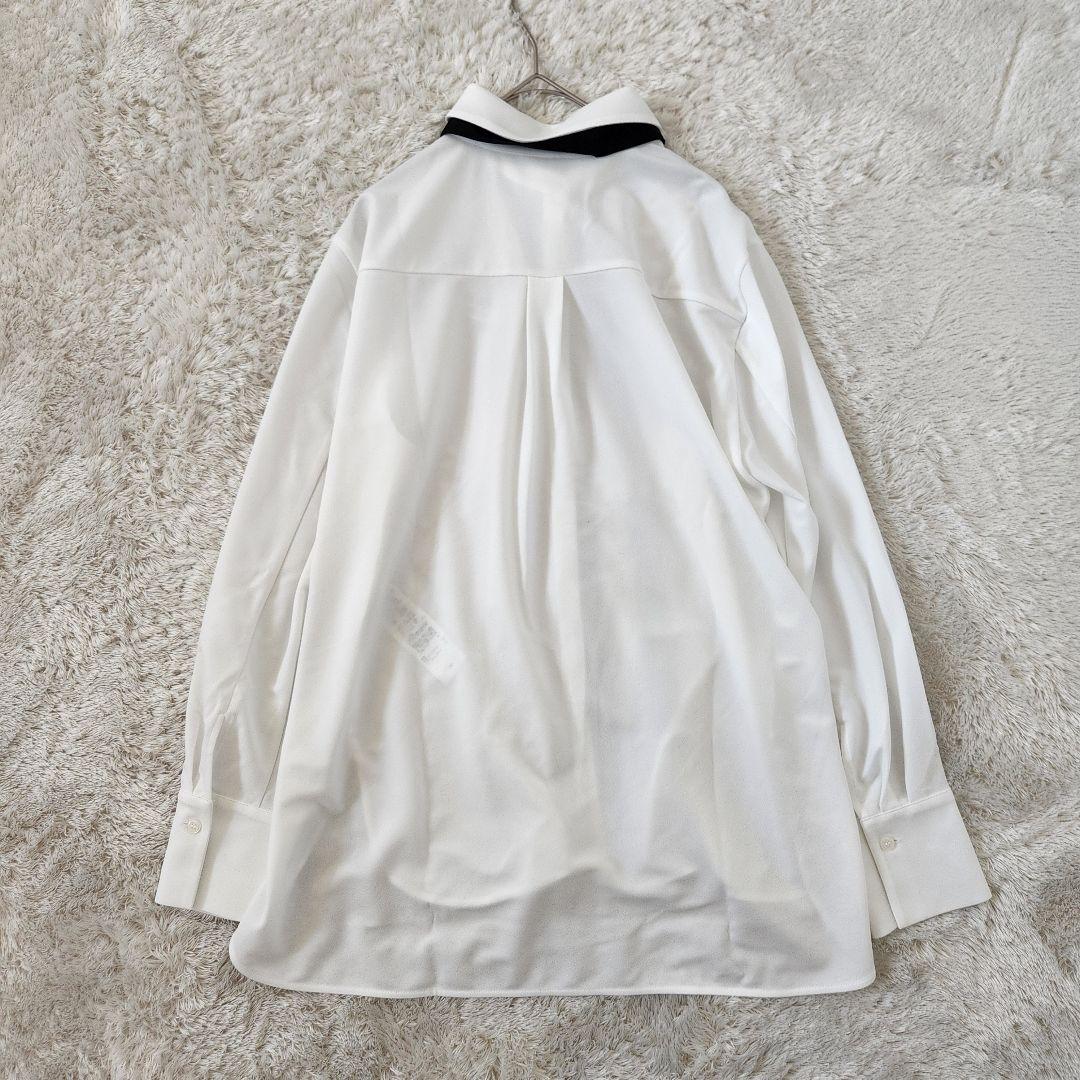 新品✨iCB 24AW 洗える マラボーテジョーゼットボウタイデザインカットソー