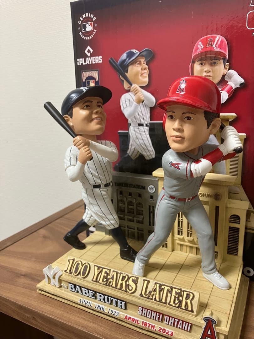 大谷翔平+ベーブルース ダブル・ボブルヘッド人形 216個限定