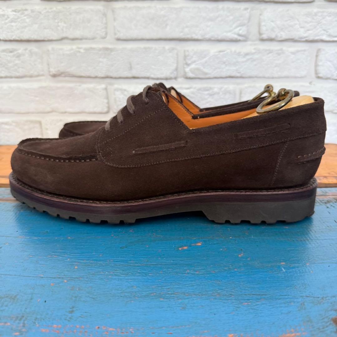 1度使用の極美品【Jalan Sriwijaya】4アイレット　スエードモカシン