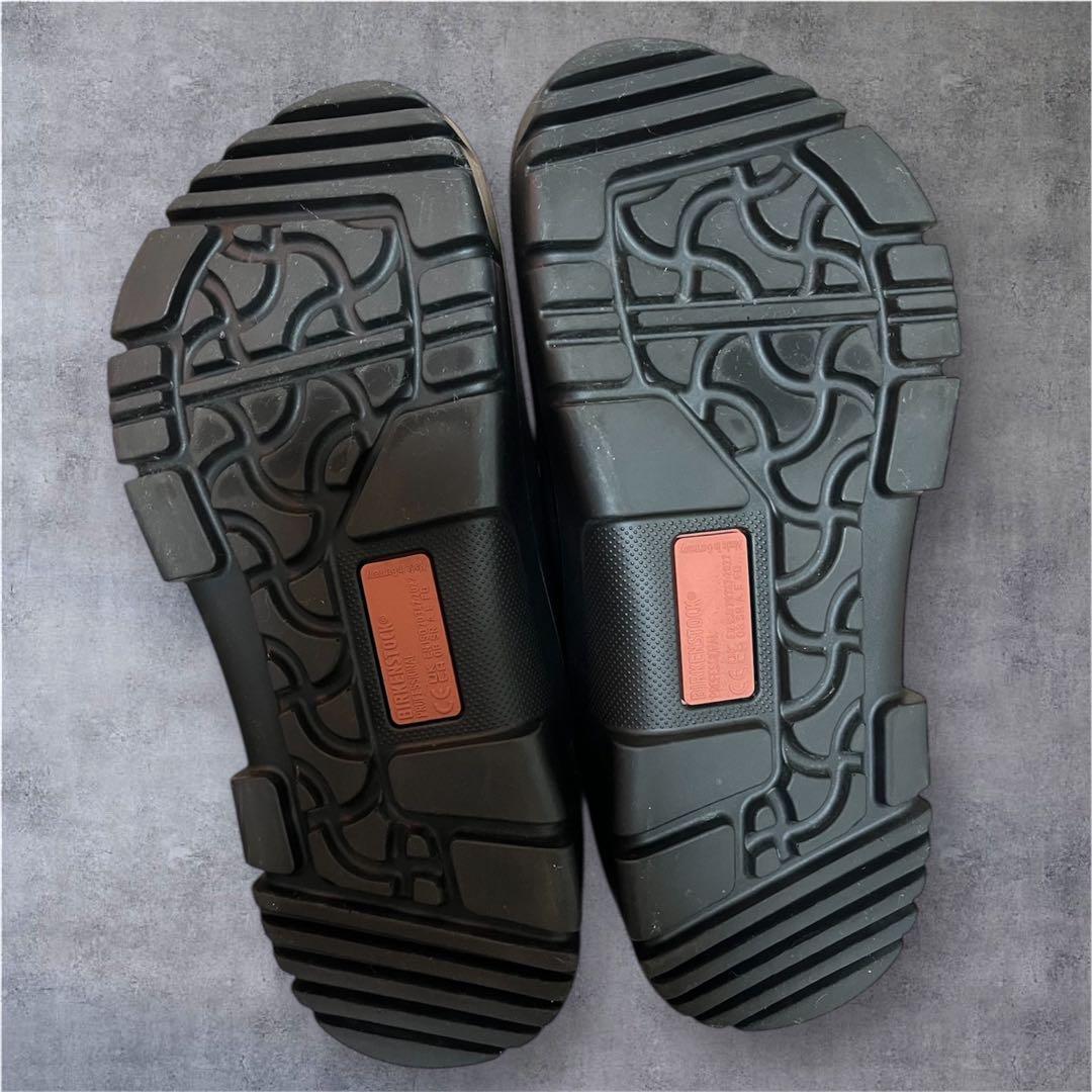 【しのみーさま専用】BIRKENSTOCK ブラック サボサンダル 38