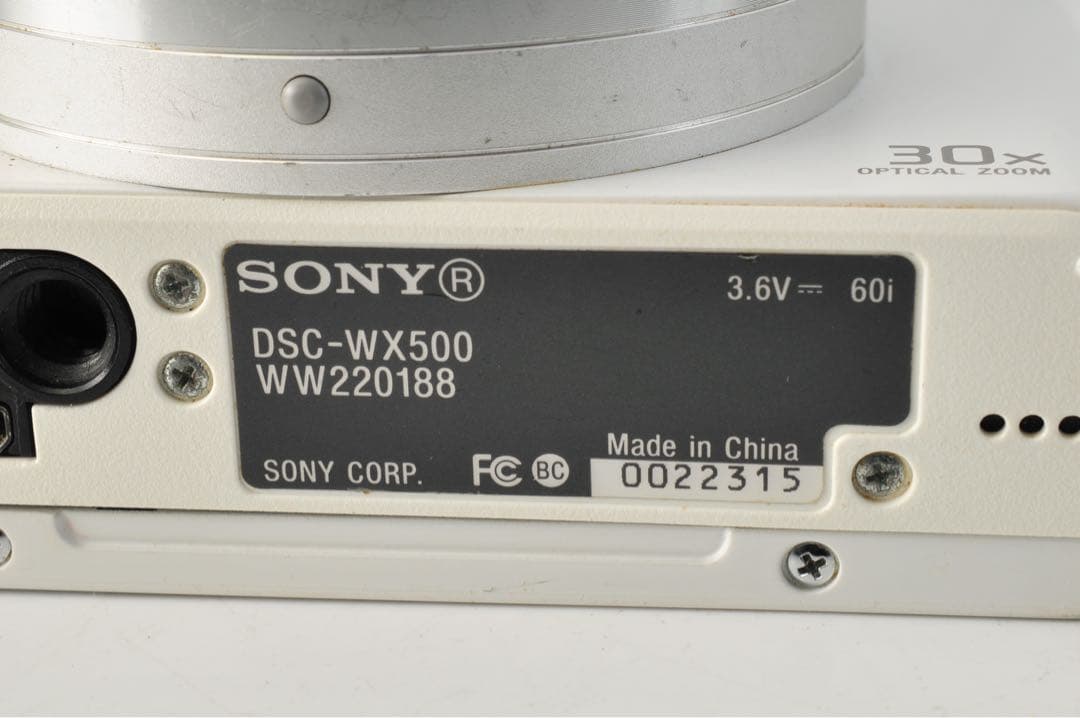 ソニー　SONY Cyber-shot DSC-WX500