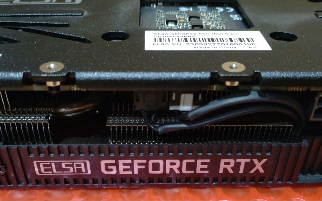 ELSA GEFORCE RTX3050 グラフィックボード★中古動作確認済み
