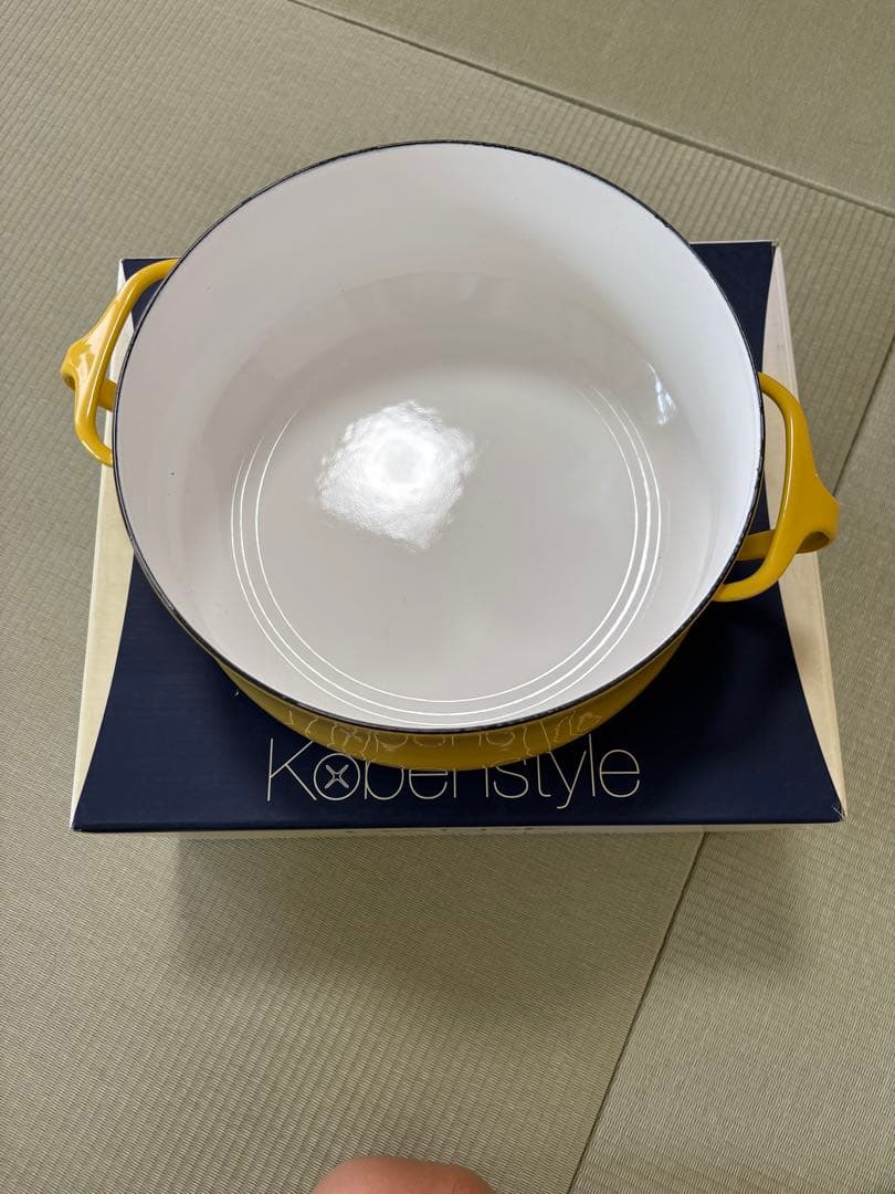 【新品未使用】DANSK ホーロー鍋 23cm 4Qt