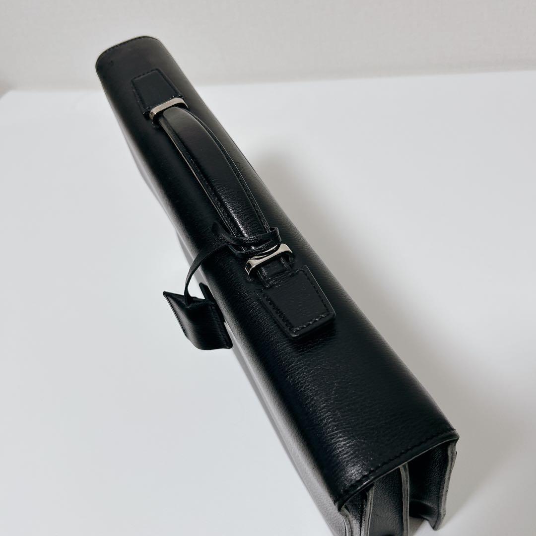 【美品】Ermenegildo Zegna レザー　ブリーフケース　ダレスバッグ