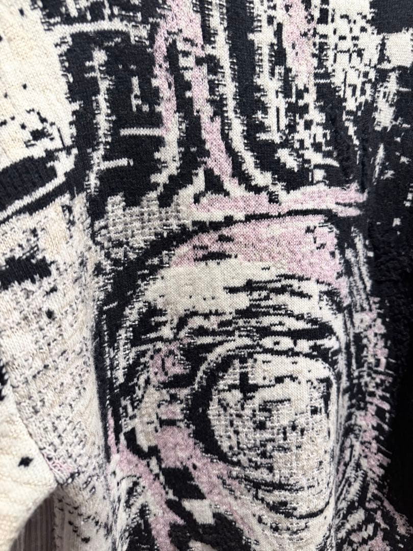 Alexander McQueen ニットセーター アートデザイン