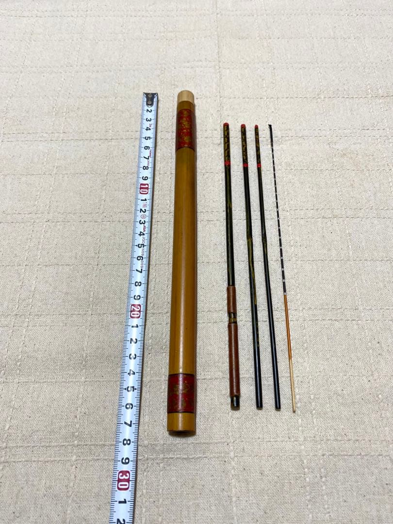 タナゴ竿　四本継ぎ　竹竿　和竿　短竿