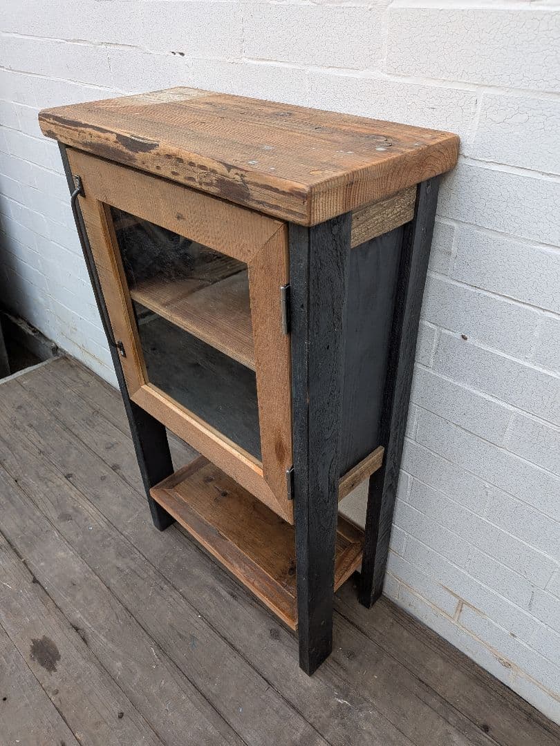 古材かざり棚　グレー